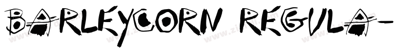 Barleycorn regula字体转换